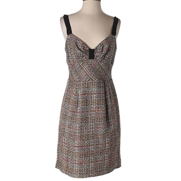 Trina Turk Dresses & Skirts - Trina Turk tweed multicolor sweetheart dress Trina Turk Dresses & Skirts - Trina Turk tweed multicolor sweetheart dress